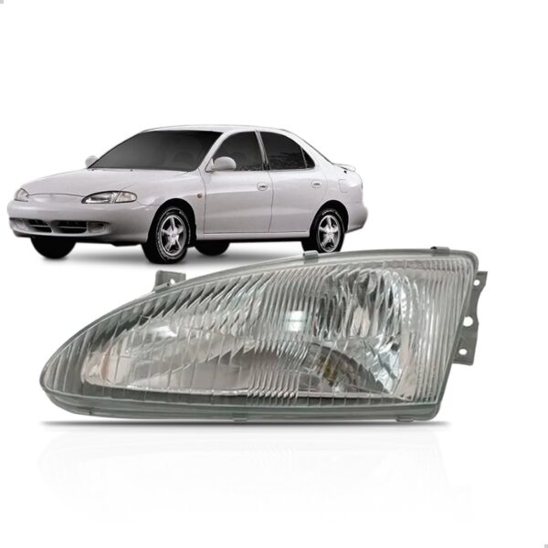 Farol Hyundai Elantra 1997 1998 1ª Linha Esquerdo/motorista