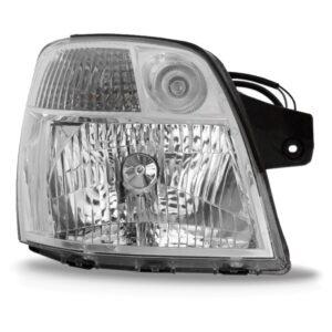 Farol Para Kia Picanto 06 E 2007 Lente Em Acrílico 1ª Linha - Direito/passageiro