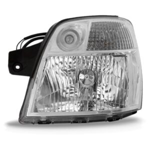 Farol Para Kia Picanto 06 E 2007 Lente Em Acrílico 1ª Linha Esquerdo/motorista