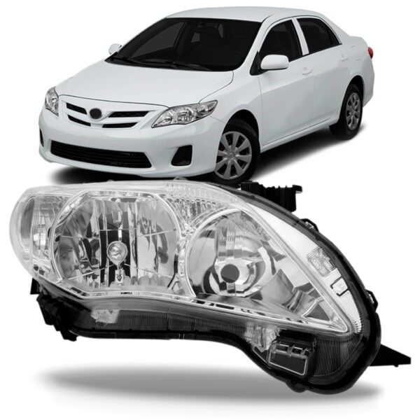 Farol Para Toyota Corolla 2012 2013 2014 1ª Linha Direito/passageiro