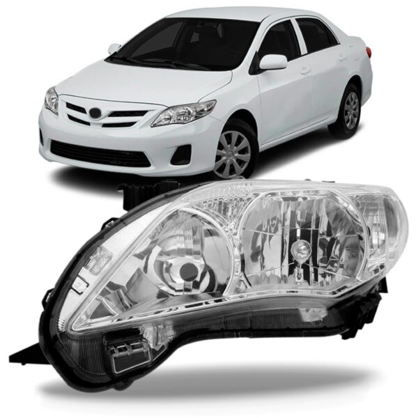 Farol Para Toyota Corolla 2012 2013 2014 1ª Linha - Esquerdo/motorista