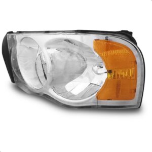 Farol Para Dodge Ram 2004 2005 Cromado 1ª Linha - Esquerdo/motorista