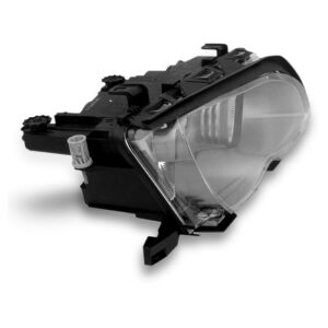 Farol Bmw Série3 1999 2000 2001 Máscara Cinza Lente Acrílico Lado Direito