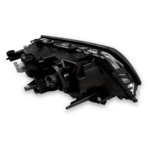 Farol Bmw Série3 1999 2000 2001 Máscara Cinza Lente Acrílico Lado Esquerdo