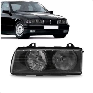 Farol C/ Mamica Bmw Serie 3 91 92 93 94 95 96 97 98 1ª Linha Esquerdo/motorista