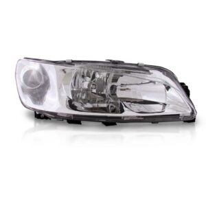 Farol Peugeot 306 1999 2000 01 02 2003 Foco Duplo Lente Lisa Lado Direito