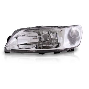 Farol Peugeot 306 1999 2000 01 02 2003 Foco Duplo Lente Lisa Lado Esquerdo