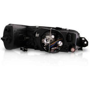 Farol Peugeot 306 1999 2000 01 02 2003 Foco Duplo Lente Lisa Lado Esquerdo