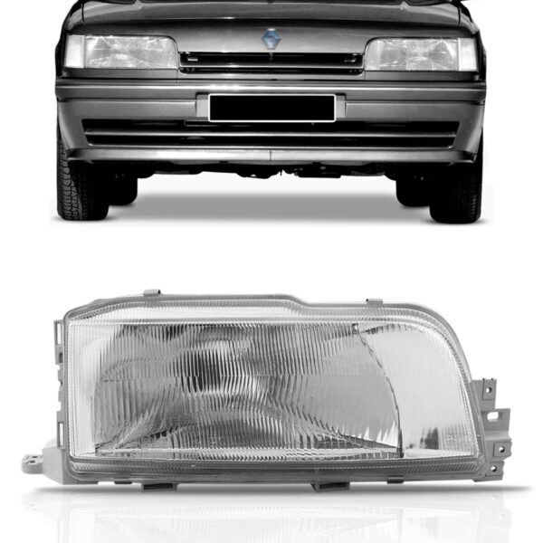 Farol Renault 21 Ii 89 90 91 92 93 94 Foco Simples 1ª Linha Direito/passageiro