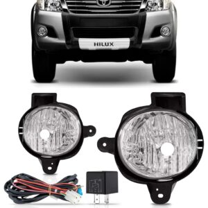 Kit Farol Milha Auxiliar Hilux 2012 A 2016 Completo Promoção