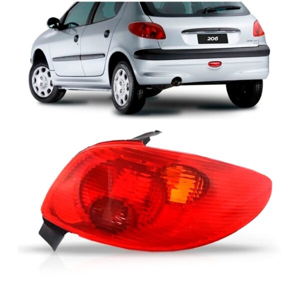 Lanterna Traseira Peugeot 206 2004 A 2010 Lado Direito
