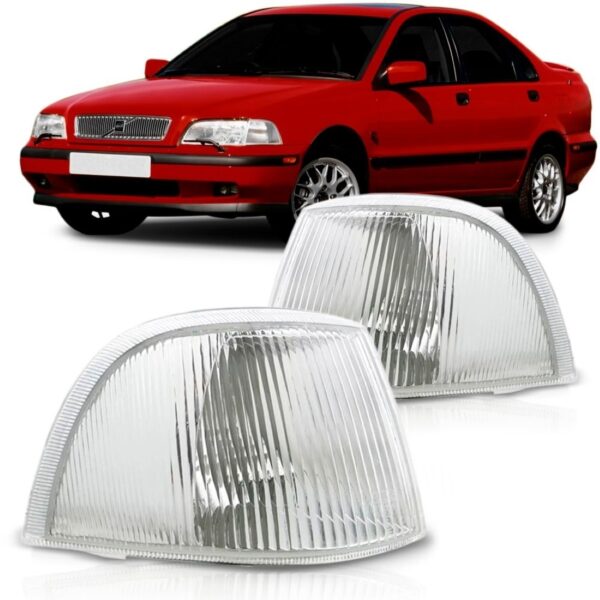 Sinaleira Para Volvo S40 1996 1997 1998 Lente Raiada Lado Esquerdo