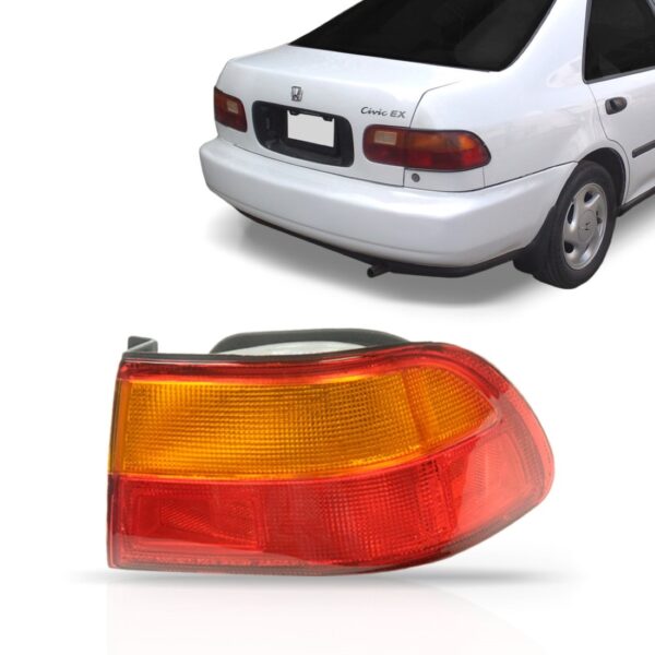 Lanterna Traseira Honda Civic-92 93 94 95 Sedan Canto Lado Direito