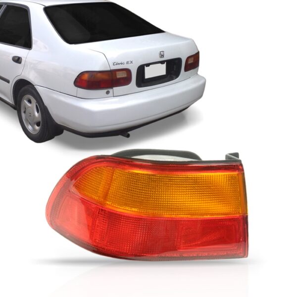 Lanterna Traseira Honda Civic-92 93 94 95 Sedan Canto Lado Esquerdo
