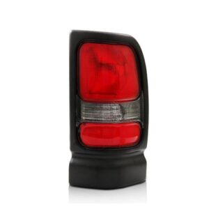 Sinaleira Traseira Para Dodge Ram 1994 A 2001 Moldura Preta Lado Esquerdo