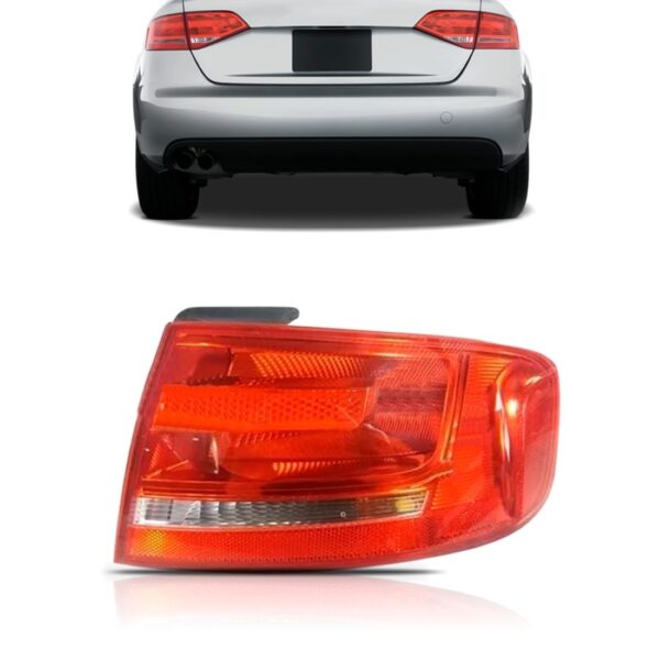 Lanterna Traseira Para Audi A4 2009 2010 2011 2012 1ª Linha Direito Vermelho