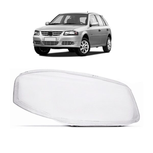 Lente Farol Para Volkswagen Gol G4 2004 2005 2006 2007 2008 Lado Direito