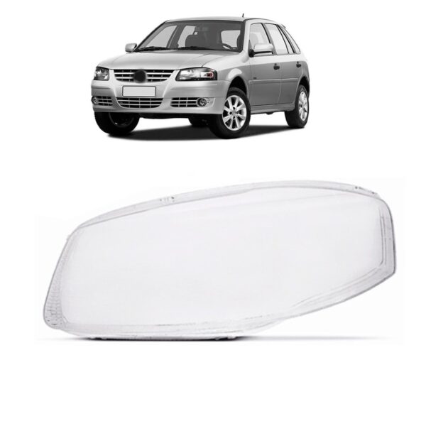 Lente Farol Para Volkswagen Gol G4 2004 2005 2006 2007 2008 Lado Esquerdo