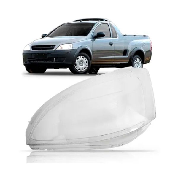 Lente Farol Corsa 2003 04 05 06 2007 2008 Raiada Lado Esquerdo