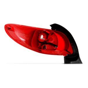 Lanterna Traseira Peugeot 207 08 09 10 Sedan Tela Vermelha Lado Direito