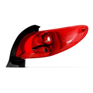 Lanterna Traseira Peugeot 207 08 09 10 Sedan Tela Vermelha Lado Esquerdo