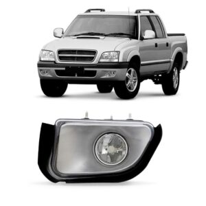 Farol Milha Auxiliar S10 Pit-bull 01/11 Lente Vidro 1ª Linha Esquerda