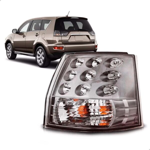 Lanterna Traseira Outlander 2007 A 2012 Canto C/led 1ª Linha Direito