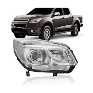 Farol S10 2012 13 2014 15 16 Eletrico Com Projetor 1ª Linha Direito/passageiro