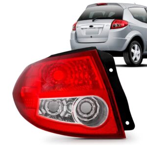 Lanterna Traseira Ka 2008 A 2012 Bicolor Com A Cor Vermlha Lado Direito