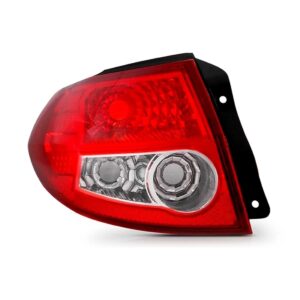 Lanterna Traseira Ka 2008 A 2012 Bicolor Com A Cor Vermlha Lado Direito