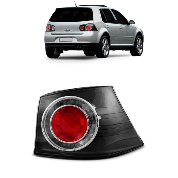 Lanterna Traseira Golf 07 08 09 2010 2011 2012 Fume 1ª Linha Direito Fumê