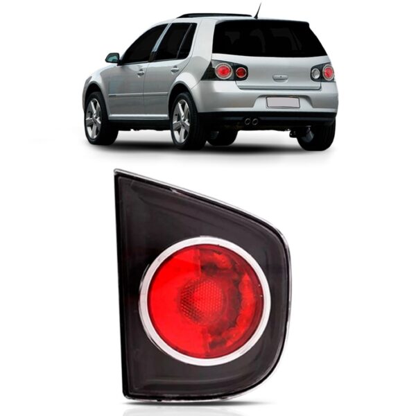 Sinaleira Traseira Tampa Golf 2007 08 09 A 2012 Fume Cristal Lado Esquerdo