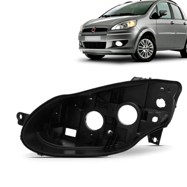 Carcaça Farol Idea 2011 2012 2013 2014 Lado Esquerdo