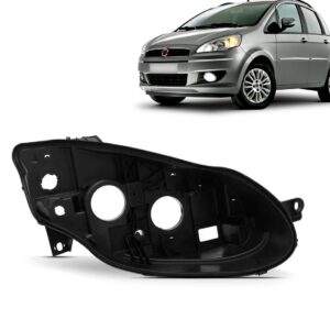 Carcaça Farol Idea 2011 2012 2013 2014 Lado Direito