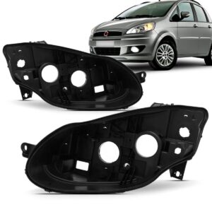 Carcaça Farol Idea 2011 2012 2013 2014 Lado Direito