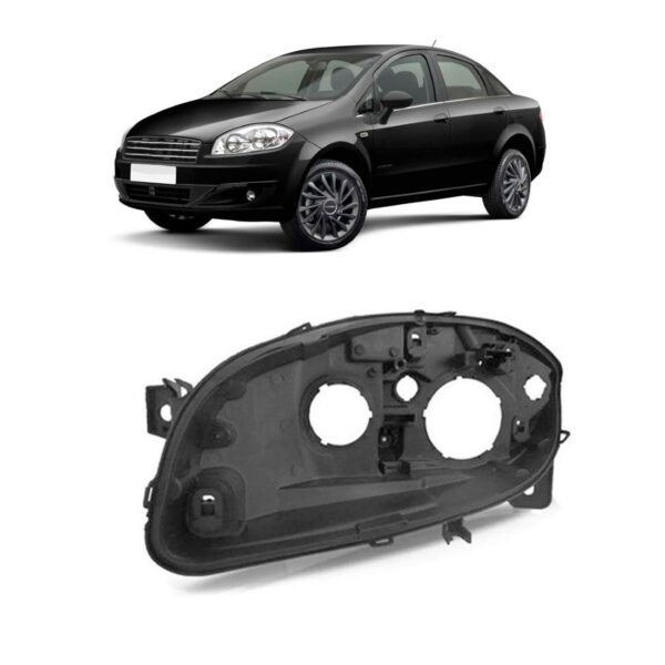 Carcaça Farol Linea 2008 2009 2010 2011 2012 Lado Esquerdo