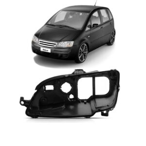 Carcaça Farol Idea 2005 2006 2007 2008 2009 2010 Lado Esquerdo