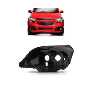 Carcaça Farol Agile Montana 2010 2011 2012 2013 2014 Lado Esquerdo