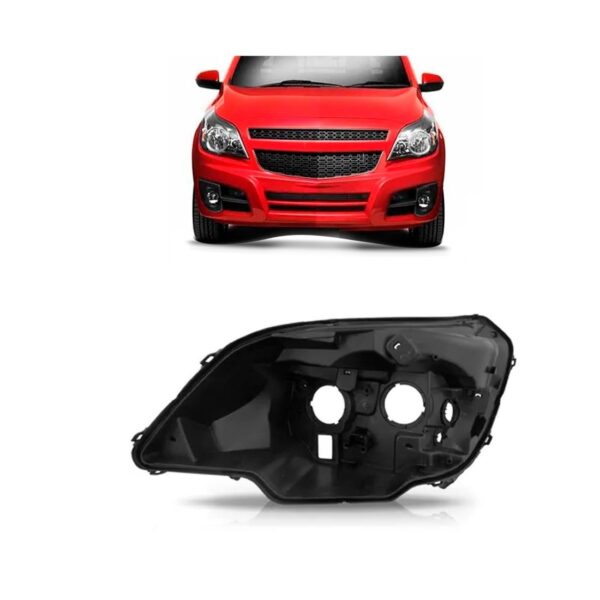 Carcaça Farol Agile Montana 2010 2011 2012 2013 2014 Lado Esquerdo