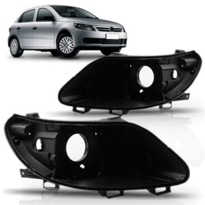 Carcaça Farol Gol Gv 2009 2010 2011 2012 Foco Duplo Lado Esquerdo