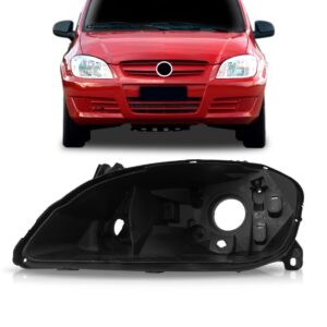 Carcaça Farol Celta Prisma 2007 2008 2009 2010 2011 2012 Lado Esquerdo