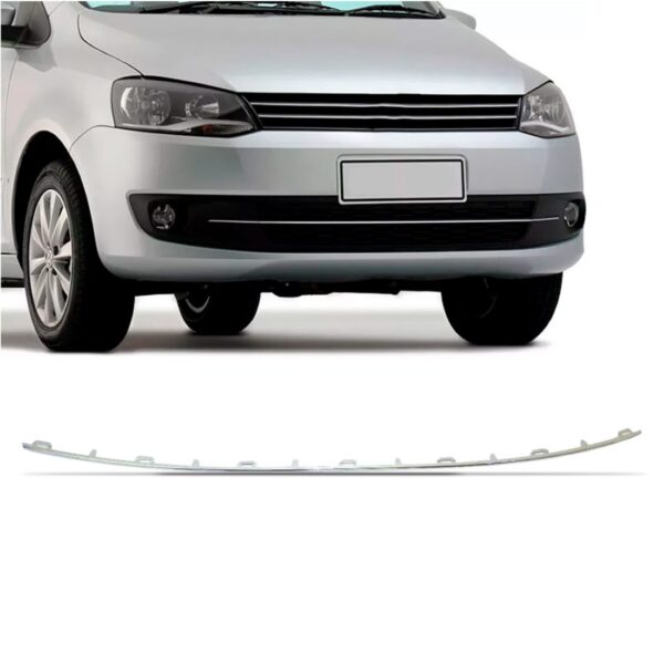 Moldura Cromada Parachoque Vw Fox 2011 2012 2013 2014