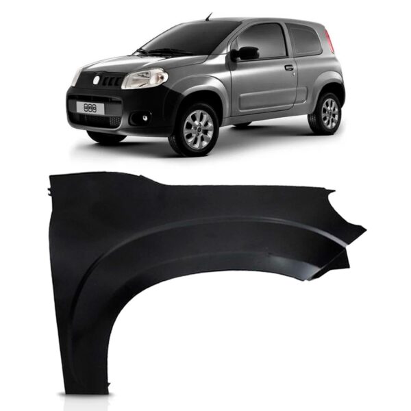 Paralama Fiorino Uno Vivace 2011 A 2014 Sem Furo Moldura Lado Direito