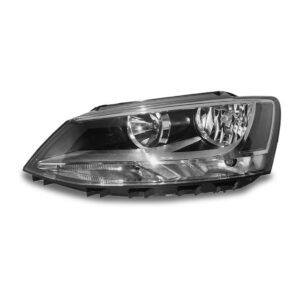 Farol Para Volkswagen Jetta 11 12 13 Mascara Negra 1ª Linha Esquerdo/motorista