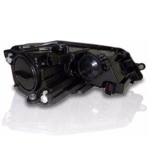 Farol Para Volkswagen Jetta 11 12 13 Mascara Negra 1ª Linha Esquerdo/motorista