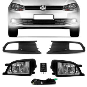 Kit Farol Milha Auxiliar Gol G6 2013 A 2016 C/botao S/tela