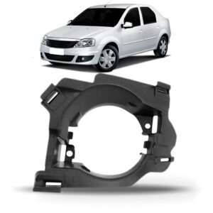 Suporte Farol Milha Para Renault Logan 2011 2012 13 Lado Esquerdo