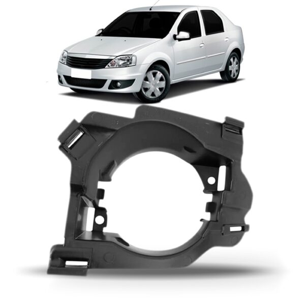 Suporte Farol Milha Para Renault Logan 2011 2012 13 Lado Esquerdo