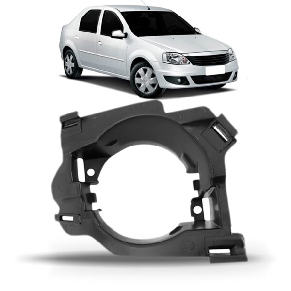 Suporte Farol Milha Para Renault Logan 2011 2012 13 Lado Direito
