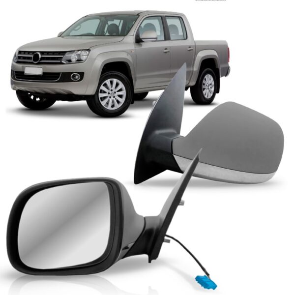 Retrovisor Amarok 2010 2011 2012 2013 14 15 Eletrico Cromado Lado Esquerdo